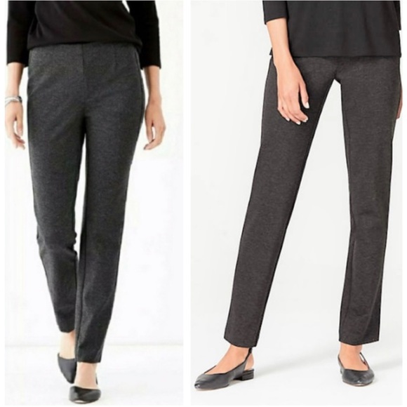J. Jill ponte slim leg pants - Picture 1 of 6